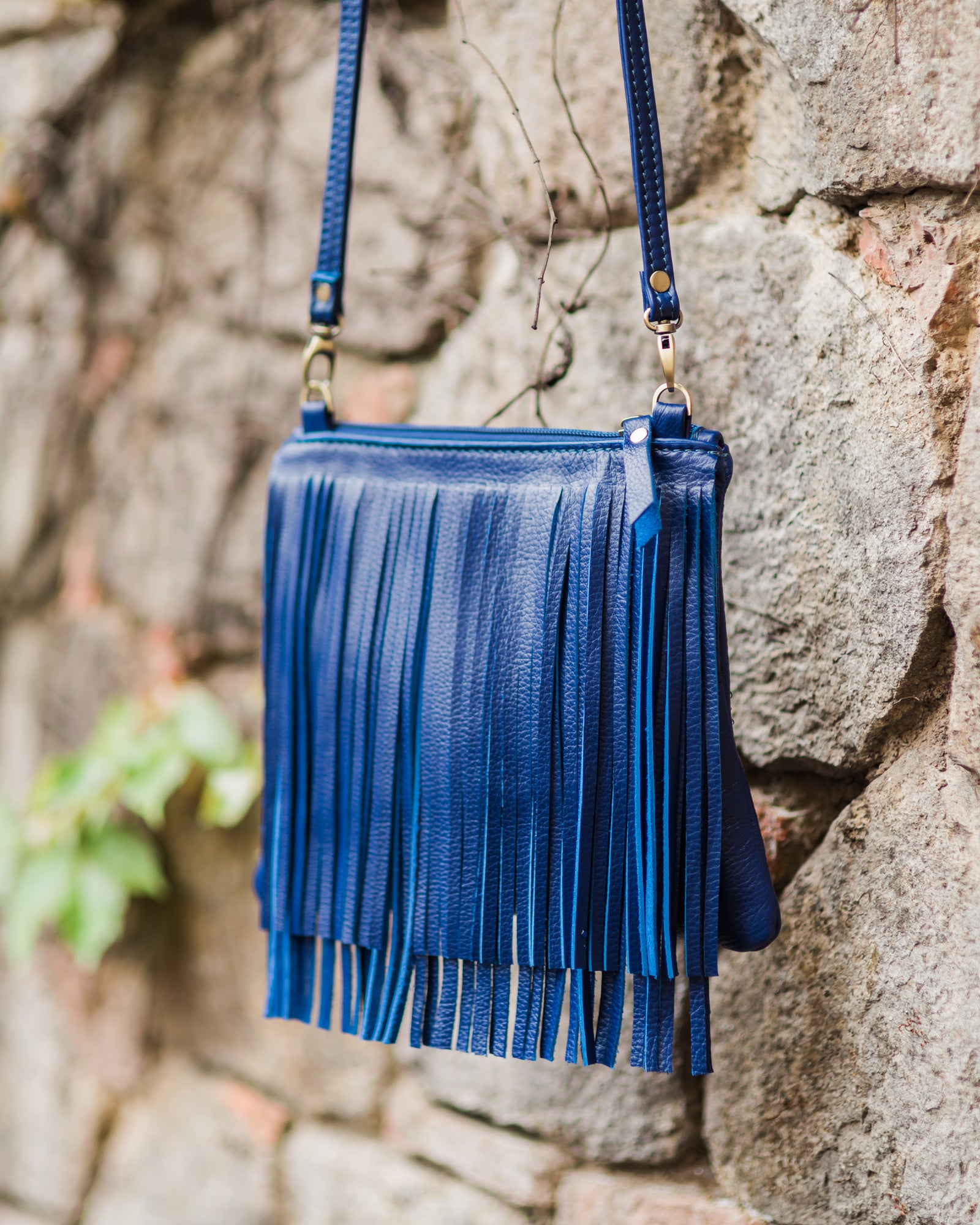 Fringe Crossbody Bag Leather Fringe Bag Stellareese Collection