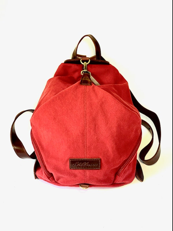 Leather Travel Bag | Black Travel Backpack | Stellareese 