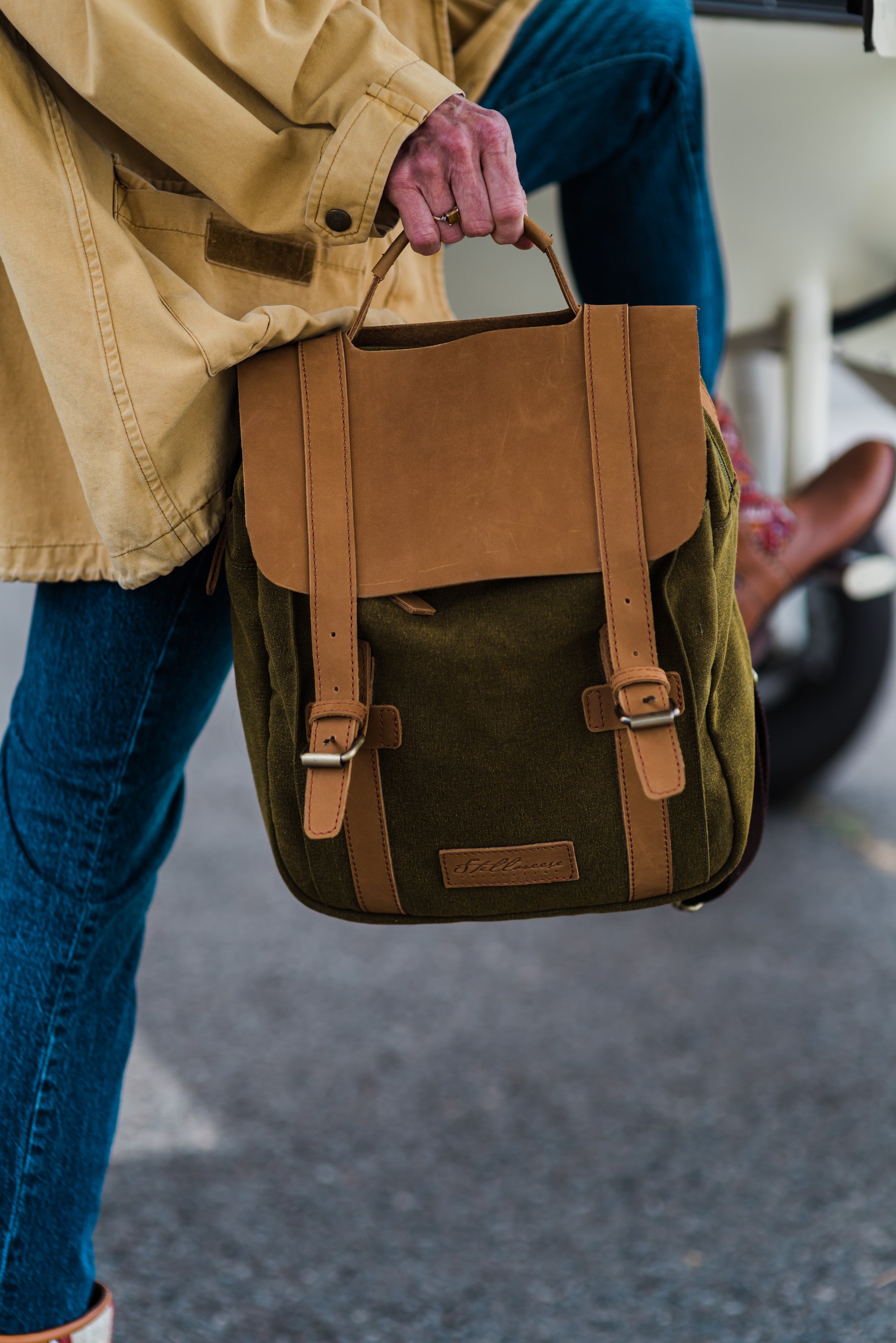 Ruby Running Backpack Women's Ruby Backpack | Ruby Leather Backpack | Stellareese Collection